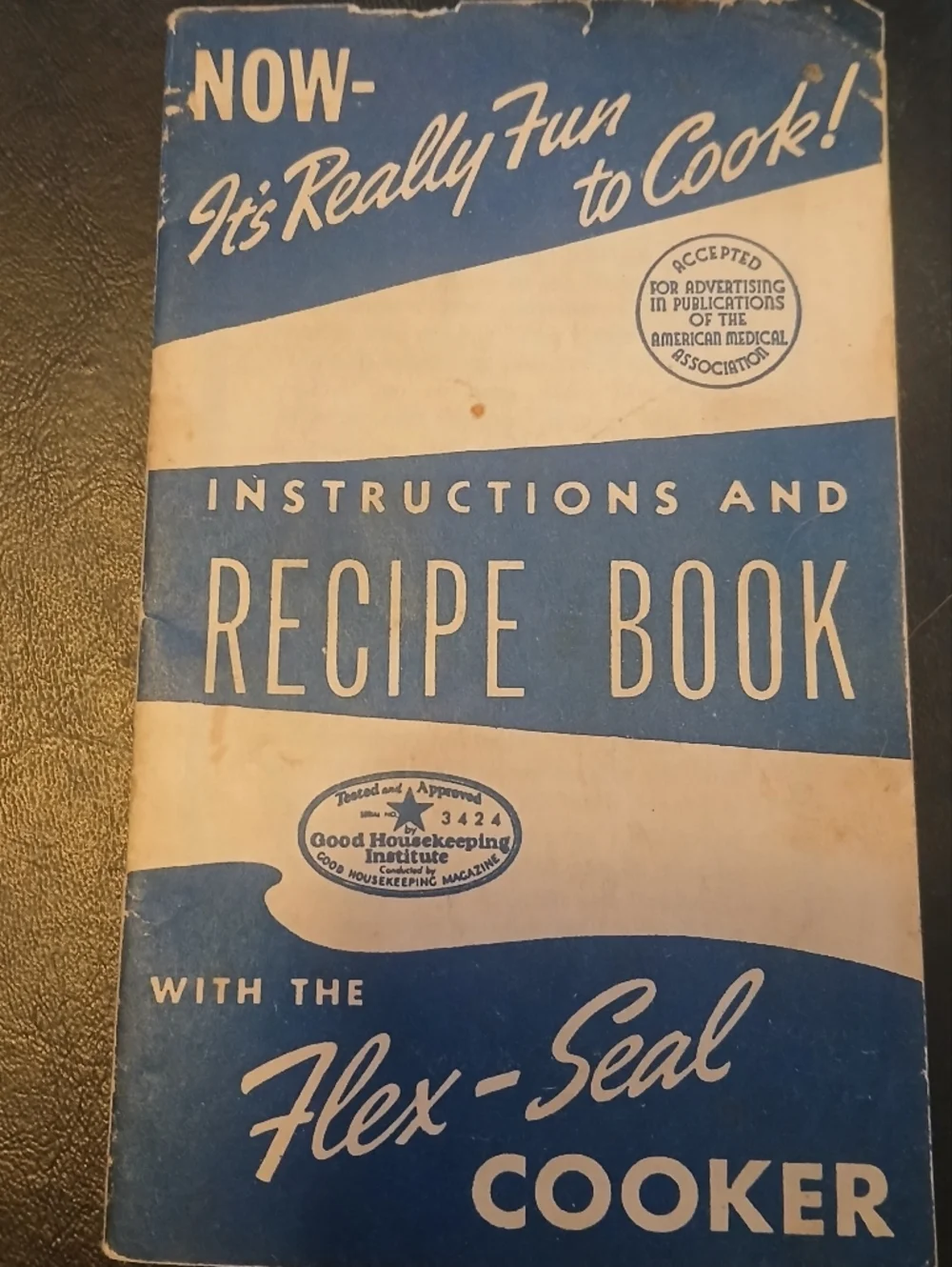 Vintage 40's Instruction & Recipe Booklet 